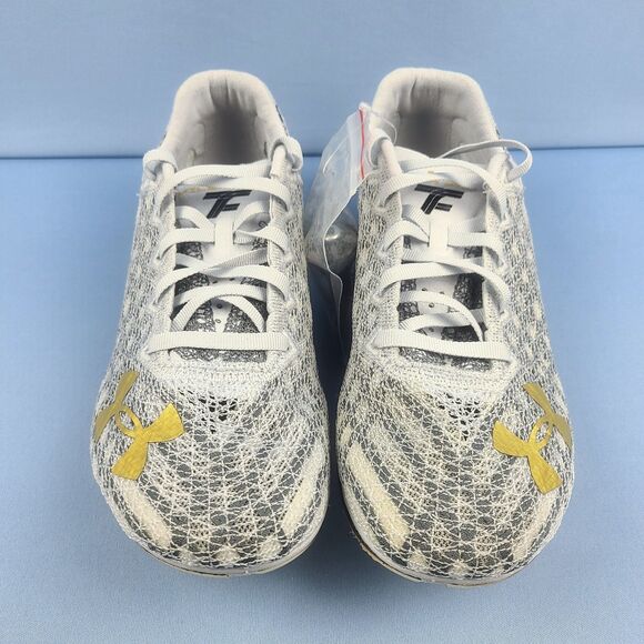 Under Armour Track Cleats Mens Size 7.5 HOVR Miler Pro 3 Grey Metallic Gold main image 10